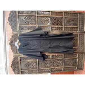 Cos Black Long Sleeve Women's Dress With Belt